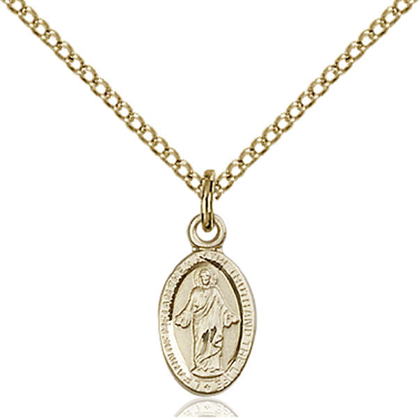 Gold Filled Scapular Pendant