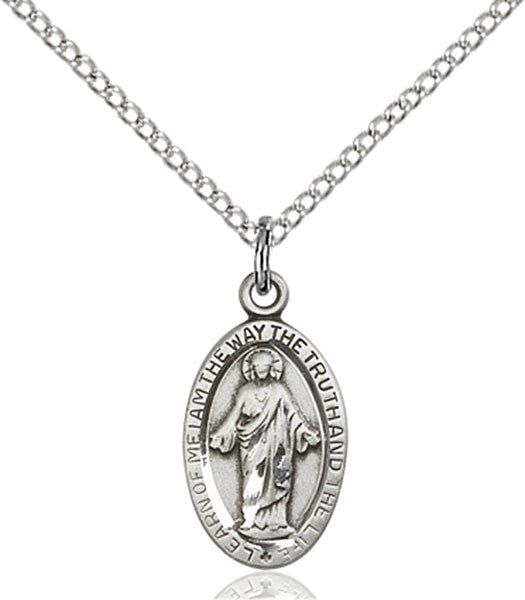 Sterling Silver Scapular Pendant