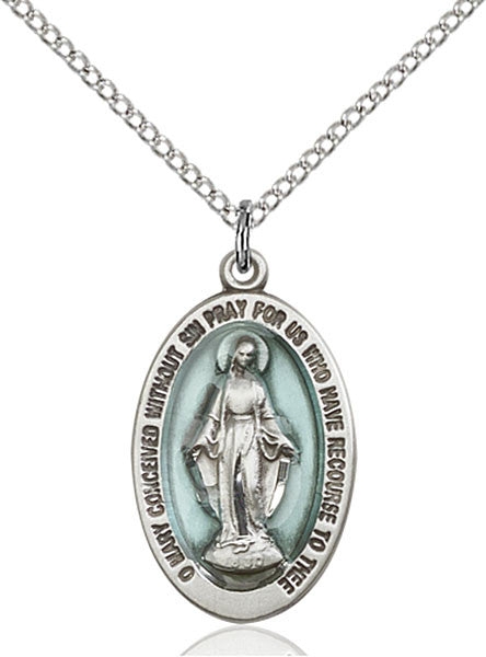 Sterling Silver Miraculous Pendant