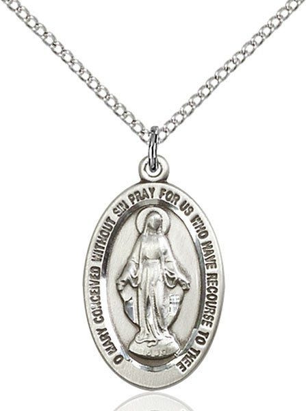 Sterling Silver Miraculous Pendant