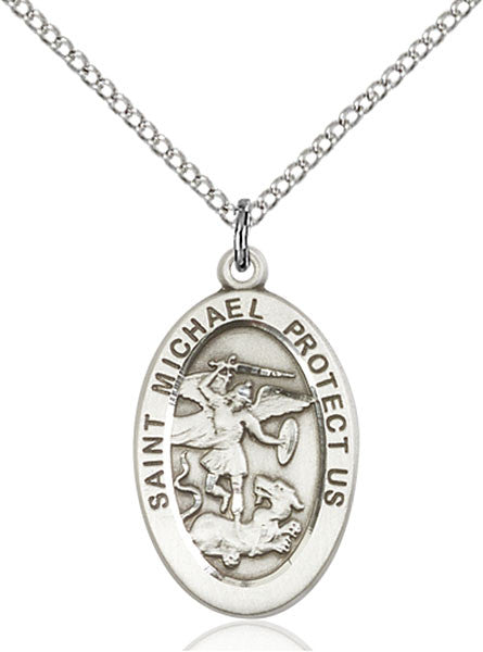 Sterling Silver St. Michael the Archangel Pendant