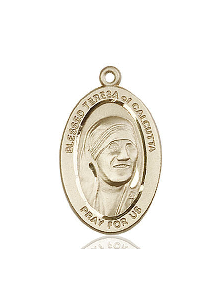 14kt Gold Blessed Teresa of Calcutta Medal