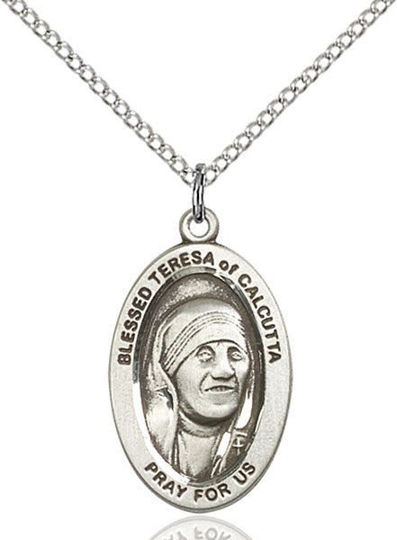 Sterling Silver Blessed Teresa of Calcutta Pendant