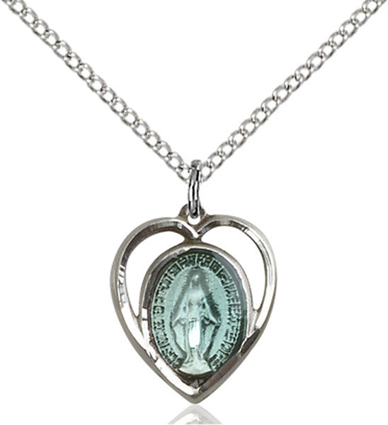 Sterling Silver Miraculous Pendant