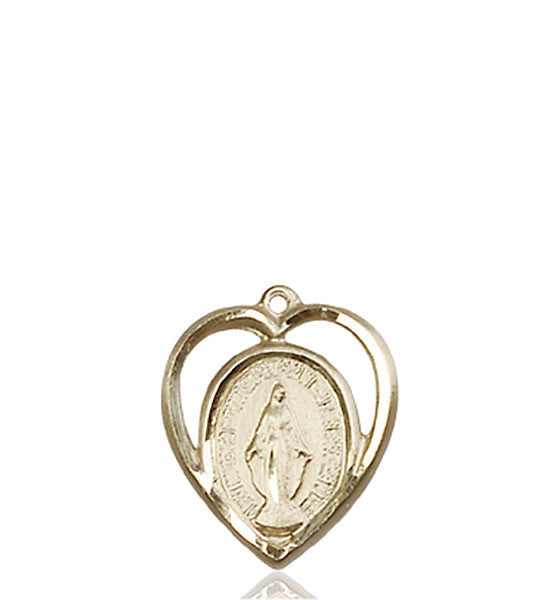 14kt Gold Miraculous Medal