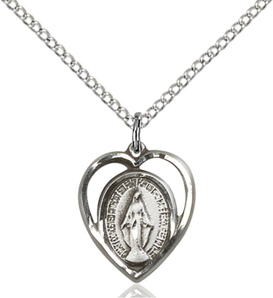 Sterling Silver Miraculous Pendant