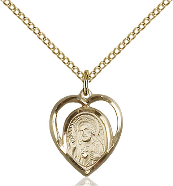 Gold Filled Scapular Pendant