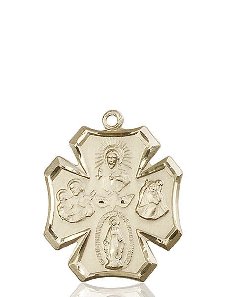 14kt Gold 4-Way Medal