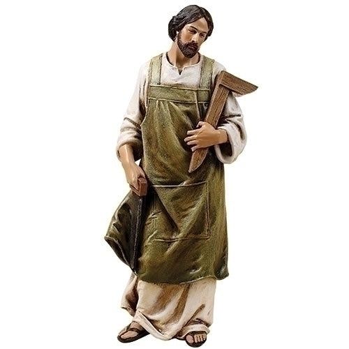 Figura/estatua de San José el trabajador, 10"