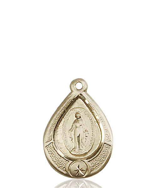 14kt Gold Miraculous Medal