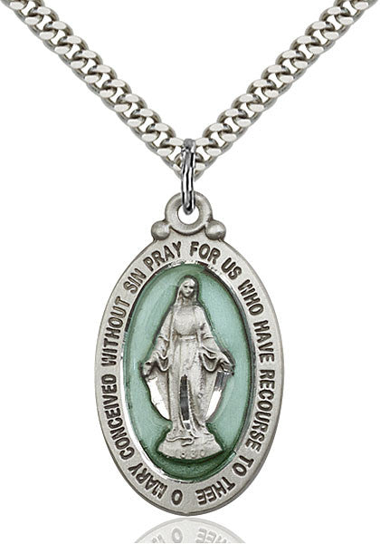 Sterling Silver Miraculous Pendant