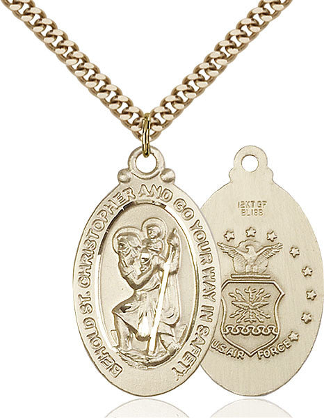 Gold Filled St. Christopher Pendant