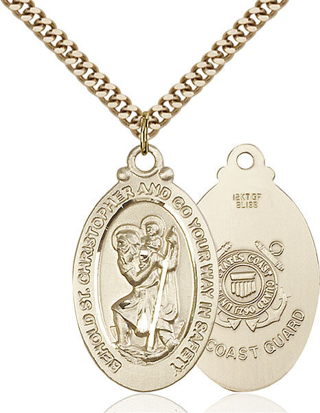 Gold Filled St. Christopher Pendant