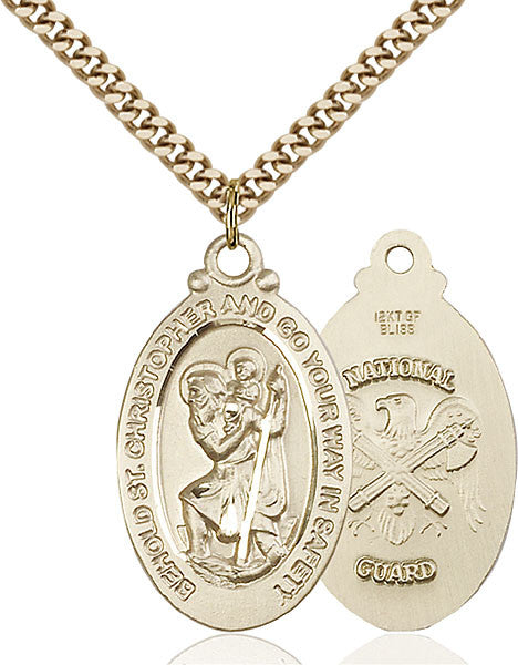 Gold Filled St. Christopher Pendant