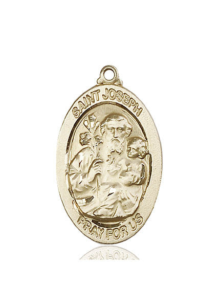 14kt Gold St. Joseph Medal