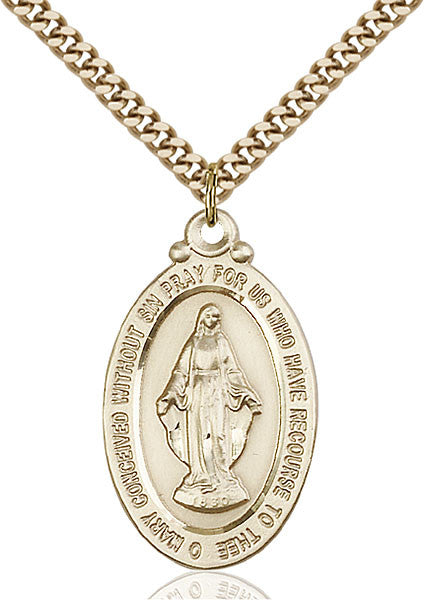 Gold Filled Miraculous Pendant