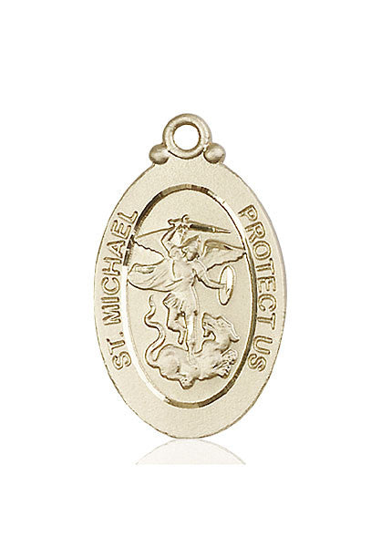 14kt Gold St. Michael the Archangel Medal
