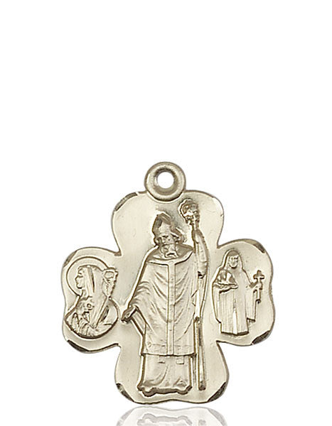 14kt Gold Irish Shamrock Medal