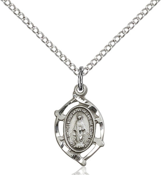 Sterling Silver Miraculous Pendant