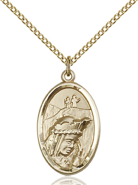 Gold Filled O/L of La Salette Pendant