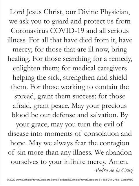 Prayer Against Coronavirus