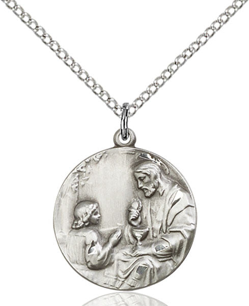 Sterling Silver St. Christopher Pendant