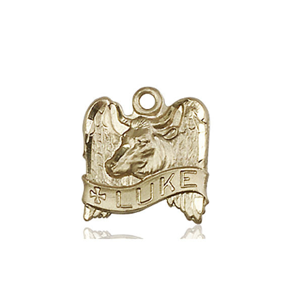 14kt Gold St. Luke Medal