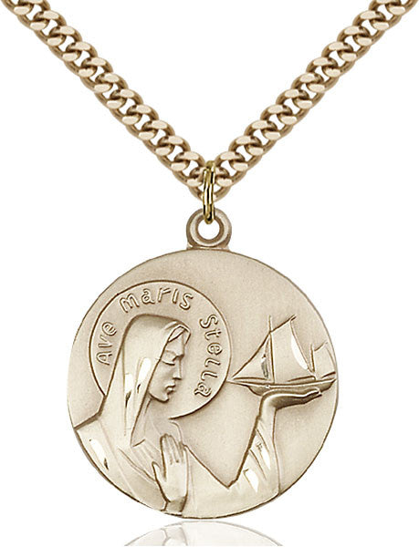Gold Filled O/L Star of the Sea Pendant
