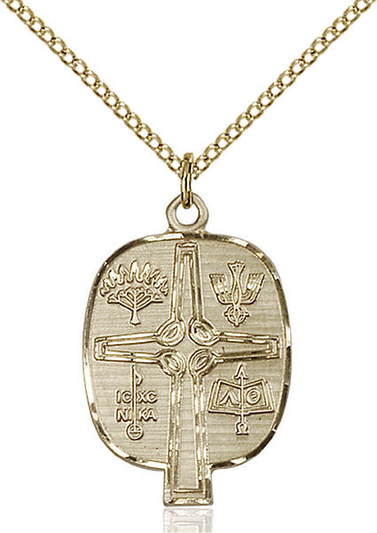 Gold Filled Presbyterian Pendant