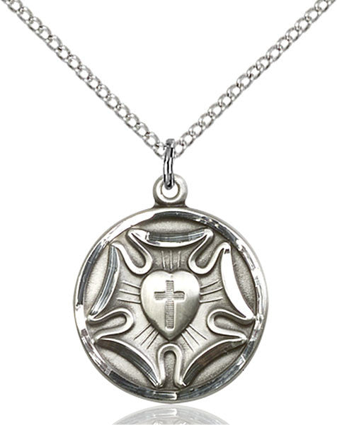 Sterling Silver Lutheran Pendant