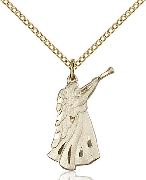 Gold Filled Guardian Angel Pendant