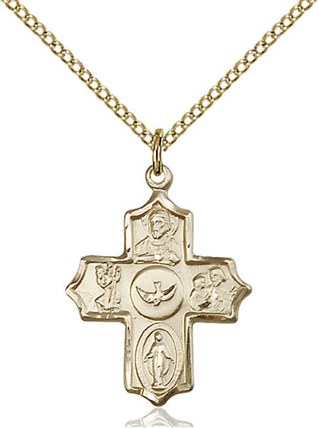 Gold Filled 5-Way Pendant