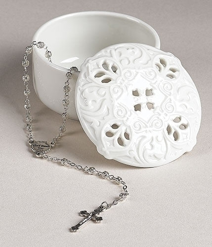 First Communion Rosary Box