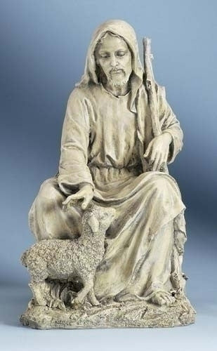 Good Shepherd Outdoor Figure/Statue, 16"