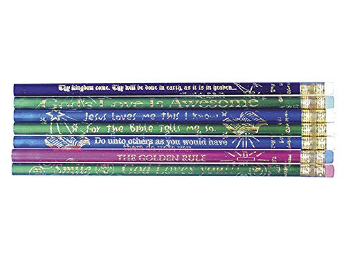 Pencil-Assorted Christian Wordings