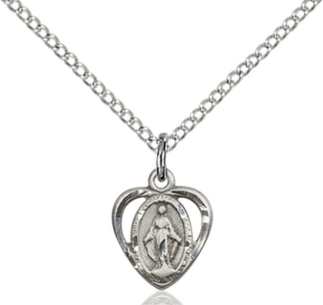 Sterling Silver Miraculous Pendant