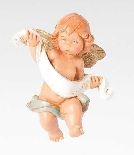 Cherub with Banner