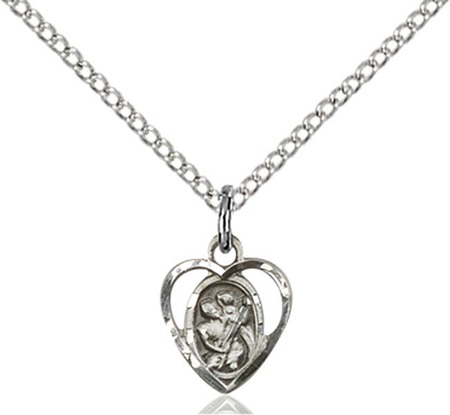 Sterling Silver St. Christopher Pendant