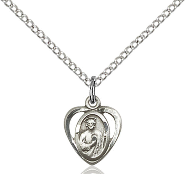 Sterling Silver St. Jude Pendant