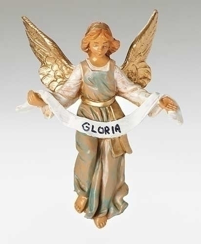 Figura de Gloria Angel con 50 aniversario, escala de 5" [Fontanini]