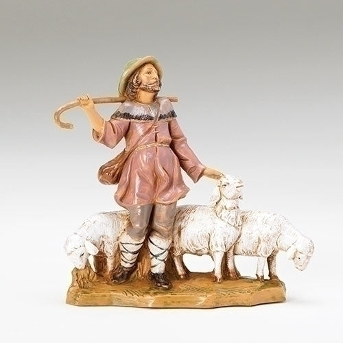 Elijah Shepherd Herder, 5" Scale [Fontanini]