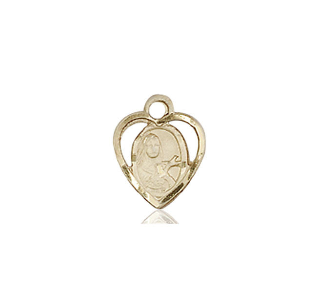 14kt Gold St. Theresa Medal