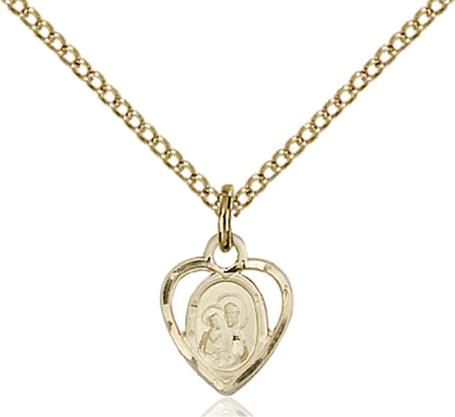 Gold Filled O/L of Perpetual Health Pendant