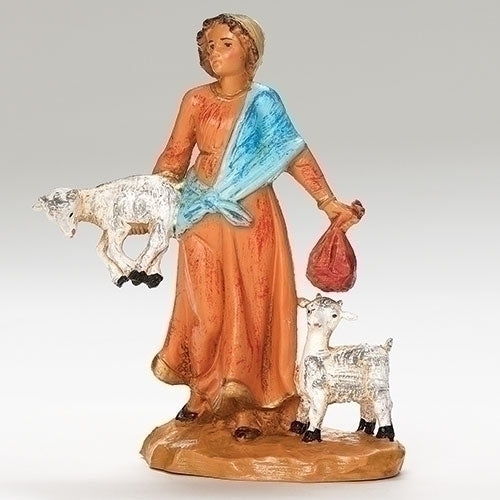 Melia, Goat Herder,  5" Scale [Fontanini]