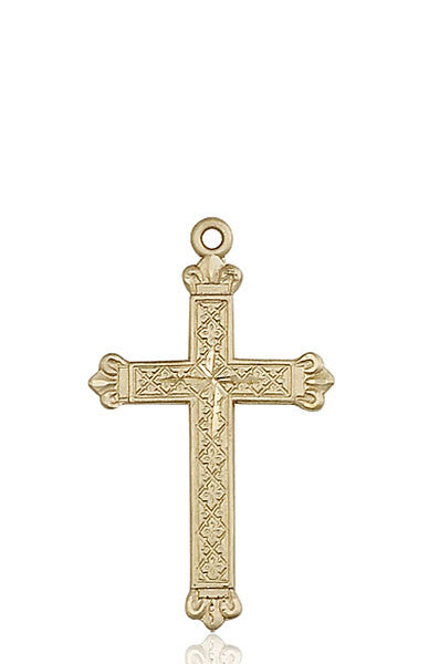14kt Gold Cross Medal
