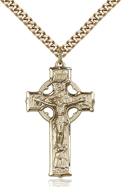 Gold Filled Celtic Crucifix Pendant