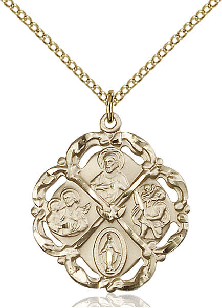 Gold Filled 5-Way Pendant