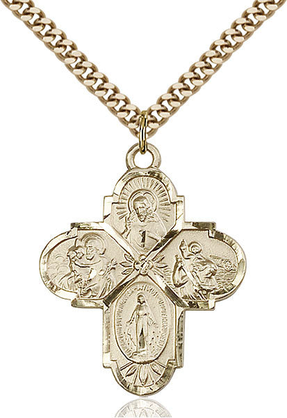Gold Filled 4-Way Pendant