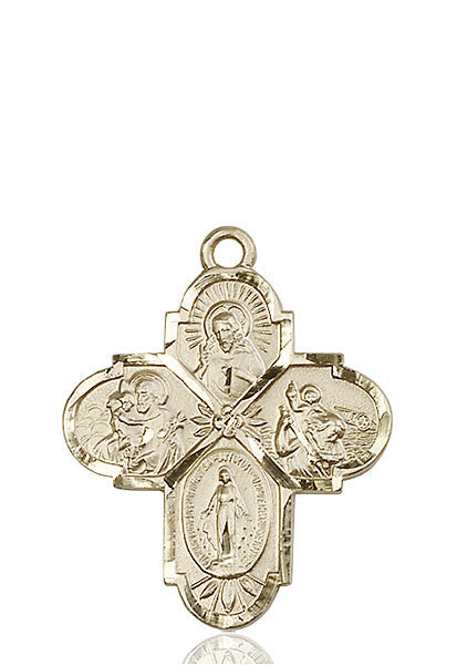 14kt Gold 4-Way Medal