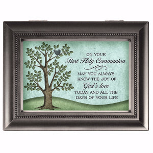 First Communion Music Keepsake Box
